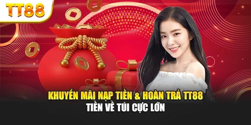 Khuyến mãi nạp tiền & hoàn trả TT88 – Tiền về túi cực lớn