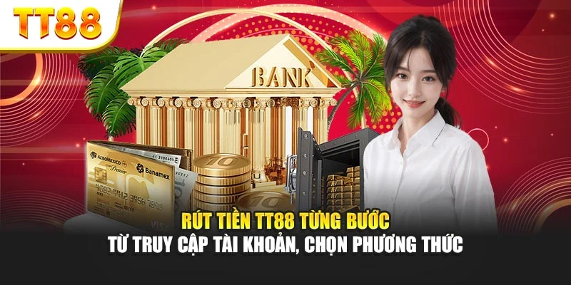 Rút tiền TT88 từng bước từ truy cập tài khoản, chọn phương thức